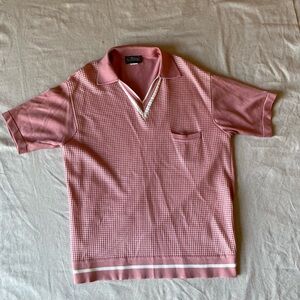 Vintage Pink Polo Shirt